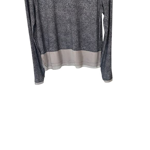 Lululemon Gray Speckled Long Sleeve Mesh Athletic Performance Workout Top - Picture 3 of 12